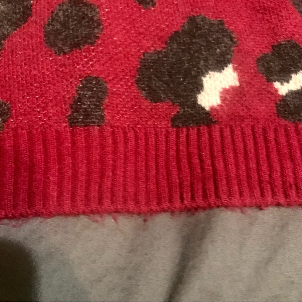 Loft Animal Print Long Sleeve Sweater SZ XL - Picture 12 of 12